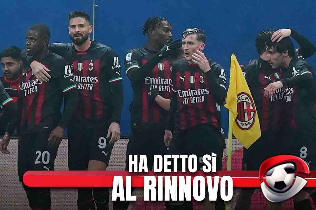 Calciomercato Milan rinnovo Giroud Leao scadenza