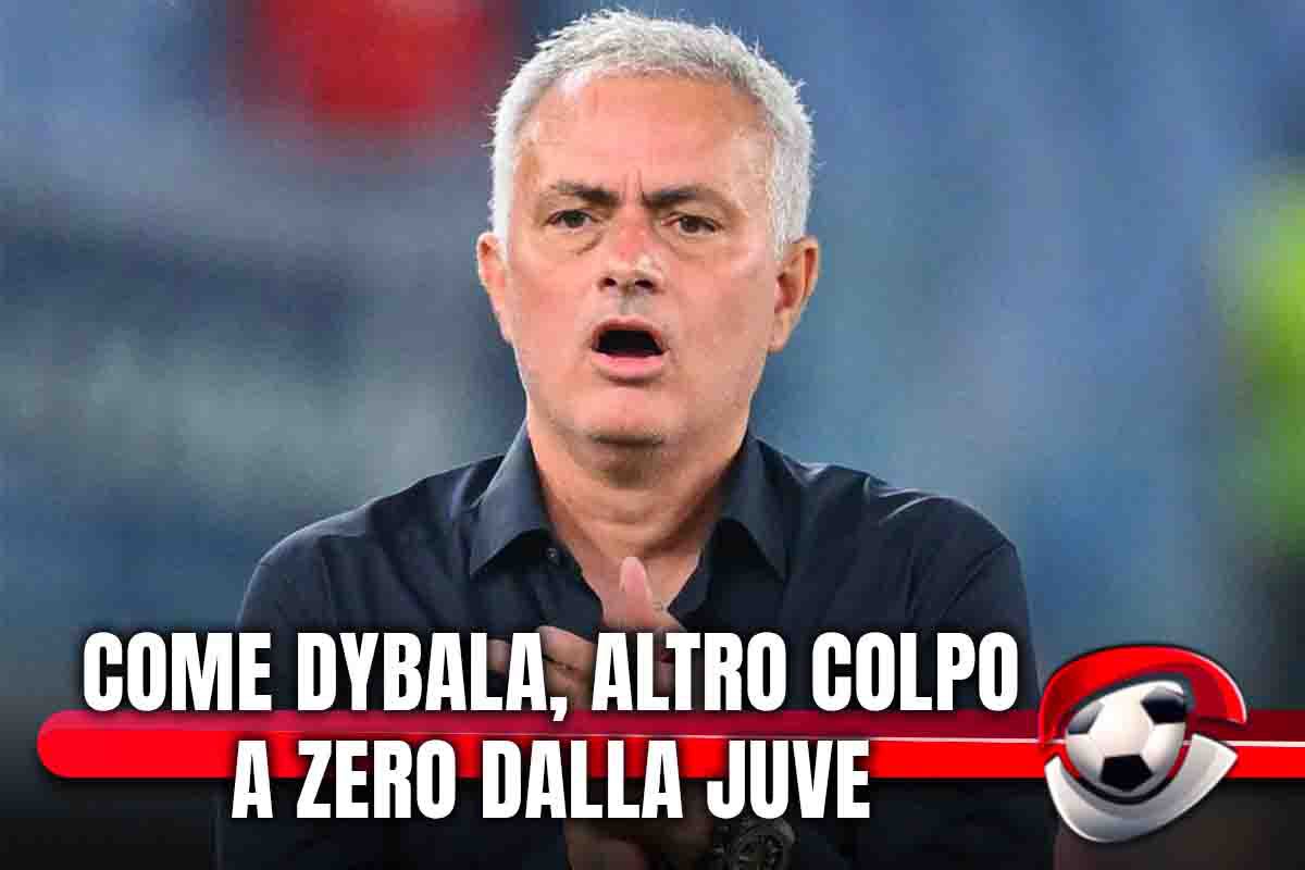 Calciomercato Roma Juventus parametro zero Dybala Mourinho Cuadrado scadenza