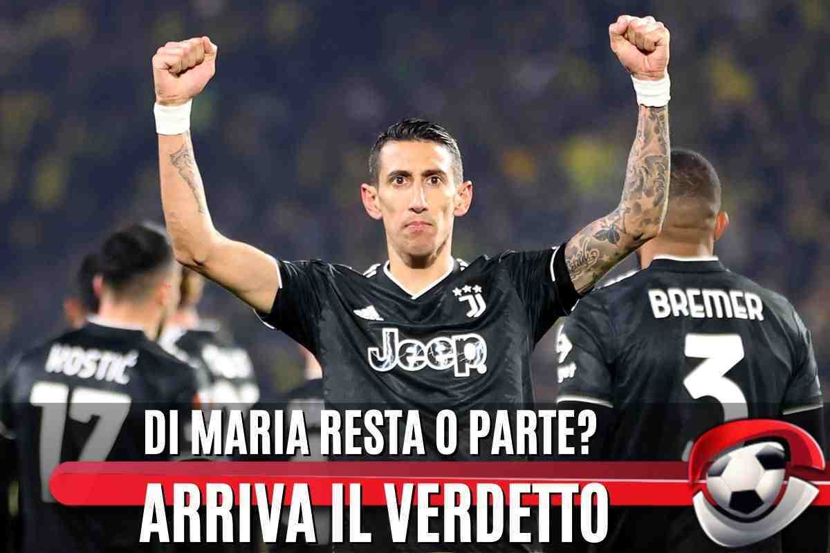 Juventus, invocano il rinnovo di Di Maria