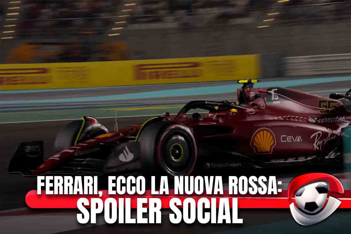 Ferrari, ecco la nuova Rossa: spoiler social