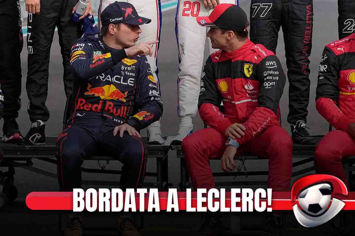 Leclerc Verstappen confronto