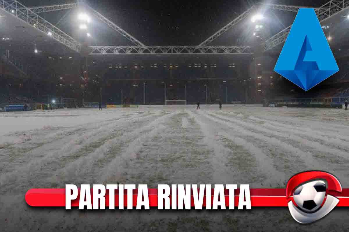 Allerta maltempo Serie A rinvio tre gare Inter