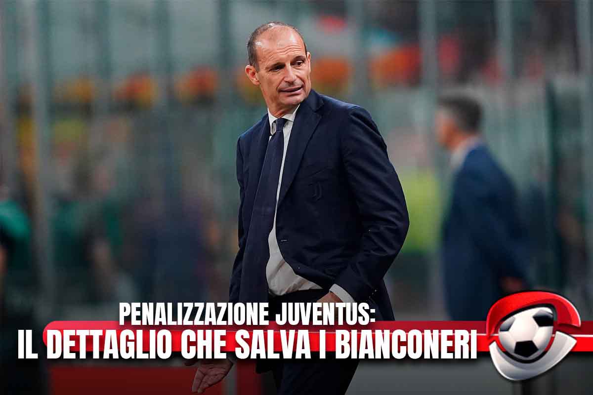 Penalizzazione Juventus, il dettaglio che ‘salva’ i bianconeri