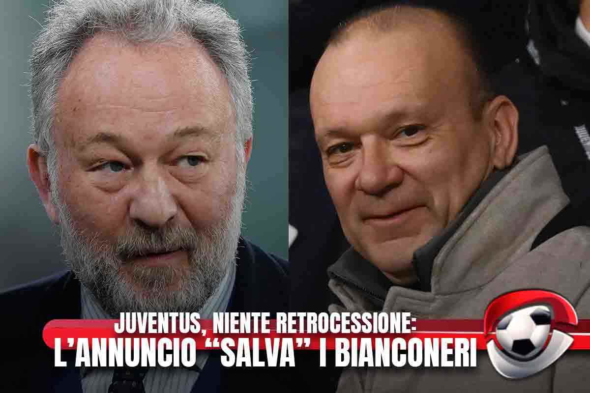 Juventus, niente retrocessione: l’annuncio ‘salva’ i bianconeri