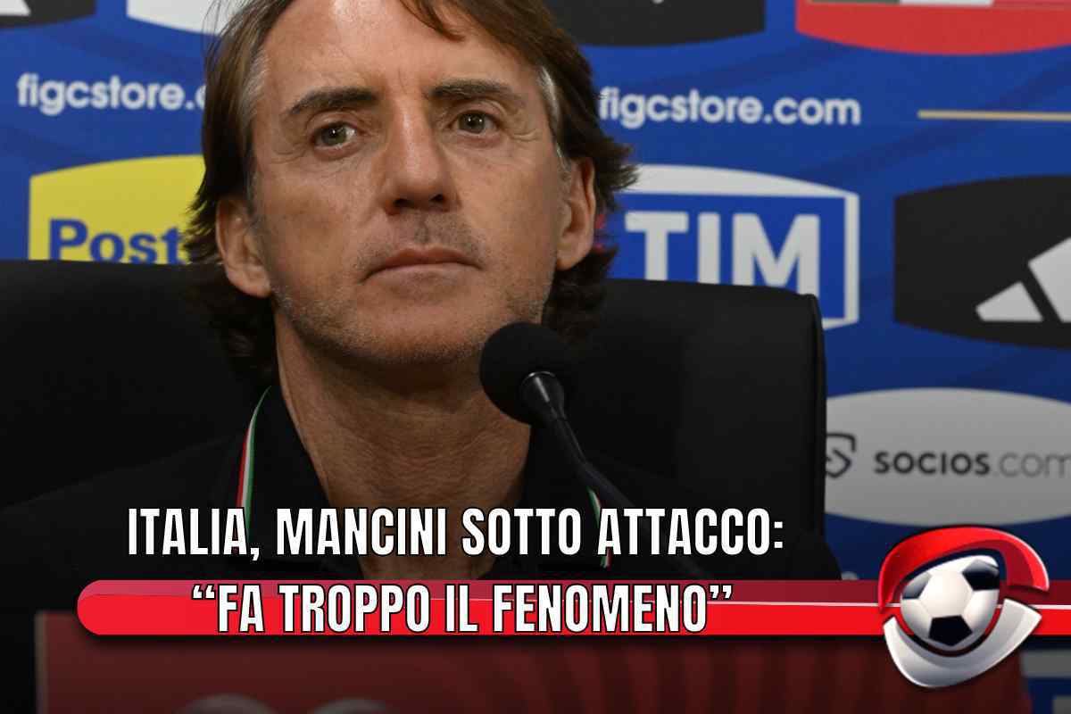 Italia, Mancini sotto accusa