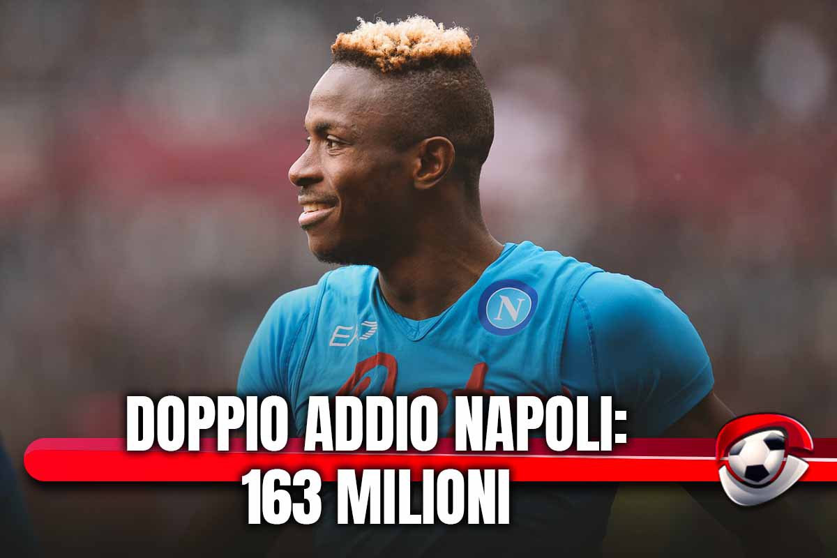 Calciomercato Napoli, il piano dello United: 163 milioni per Osimhen e Kim