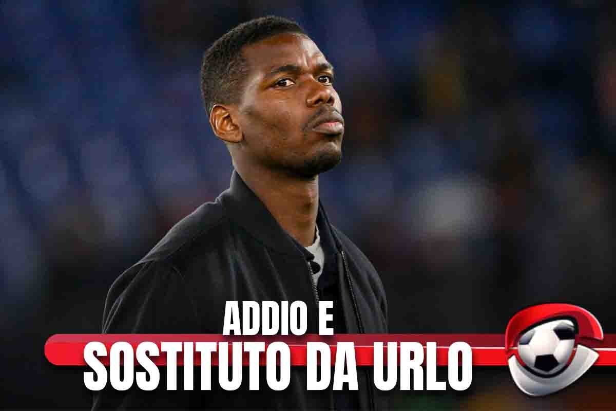 Calciomercato Juventus addio Pogba sostituto Frattesi Roma infortunio