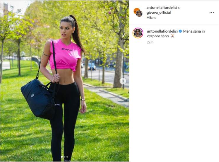 Antonella Fiordelisi lascia tutti senza parole con uno scatto pazzesco su Instagram
