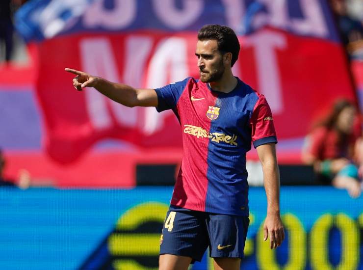 Indicazione di Eric Garcia in campo