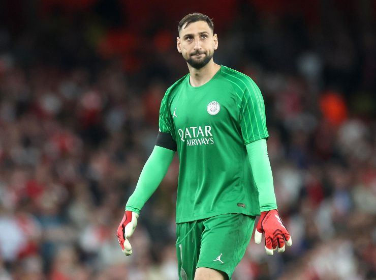 Donnarumma in primo piano