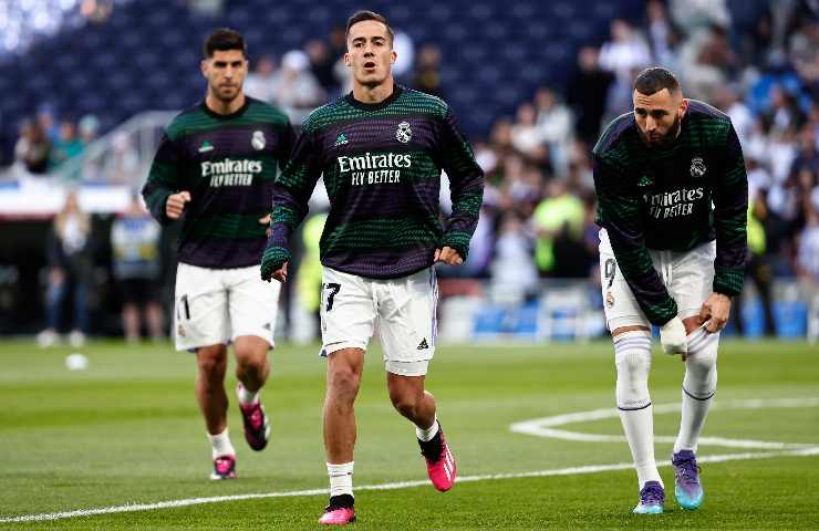 Lucas Vazquez si scalda