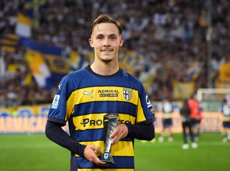 Ondrejka con il premio di MVP