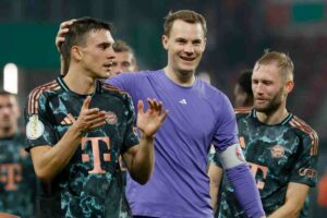Palhinha insieme a Neuer