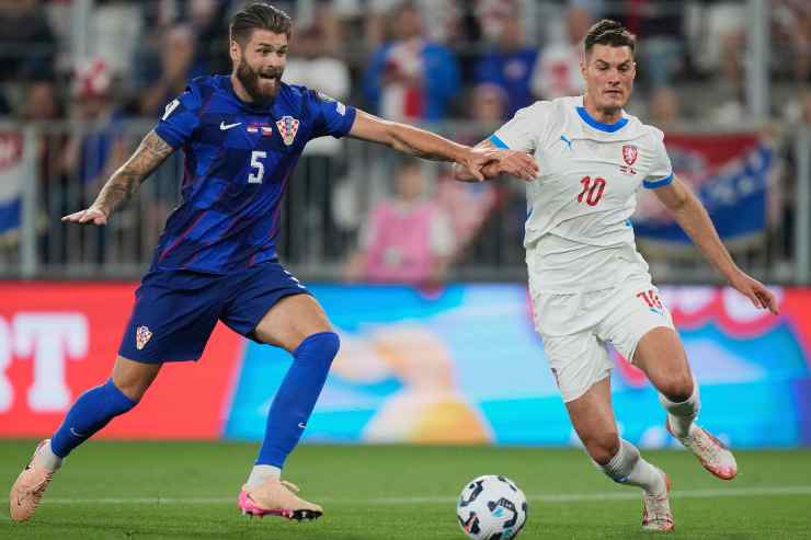 Patrik Schick in azione