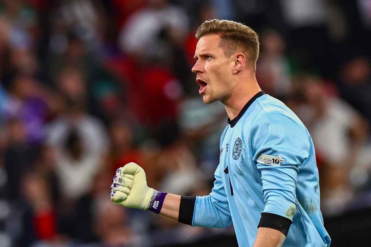 Ter Stegen esulta