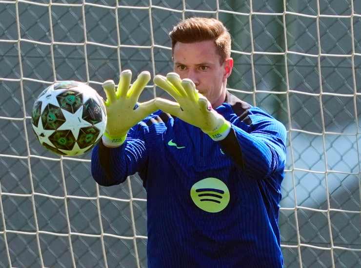 Ter Stegen durante una parata