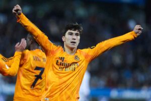 Garcia esulta dopo una rete