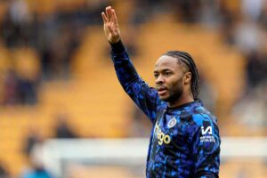 Sterling durante un riscaldamento